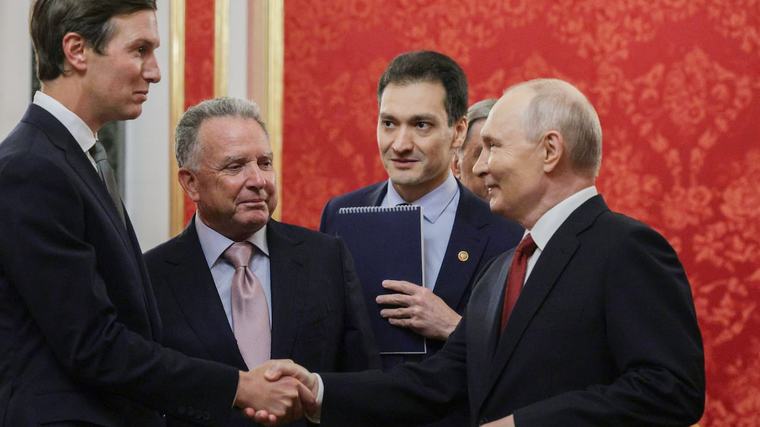 Putin meets with U.S. envoys at the Kremlin in renewed talks over war in Ukraine