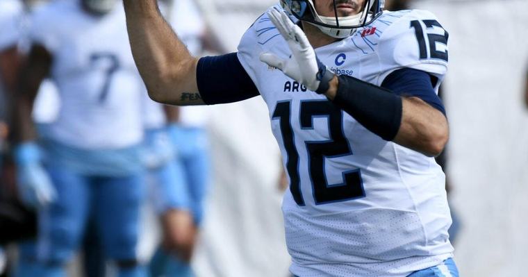 Kelly leads Toronto to 37-22 Labour Day win over Ticats to clinch season series