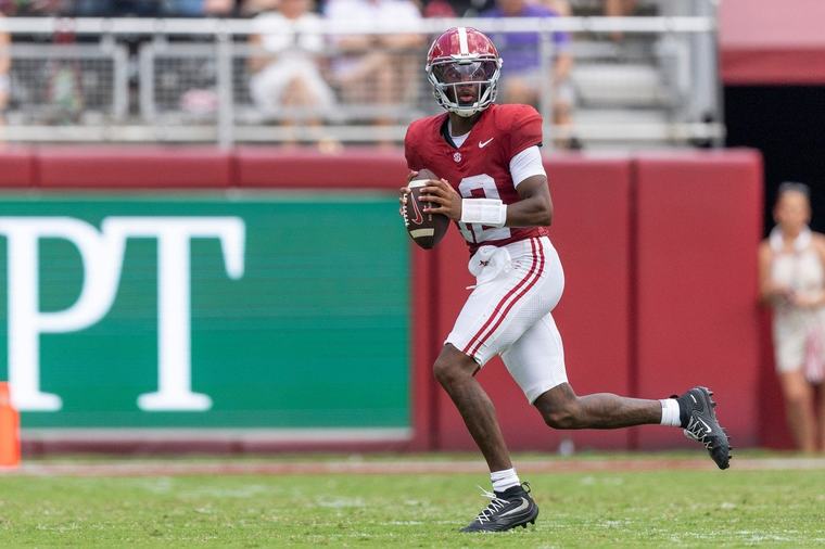 Russell shows off dual-threat ability as No. 13 Alabama handle East Carolina