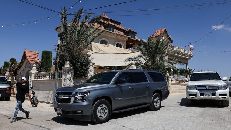 U.S. ambassador visits Palestinian town amid rise in occupied West Bank settler violence