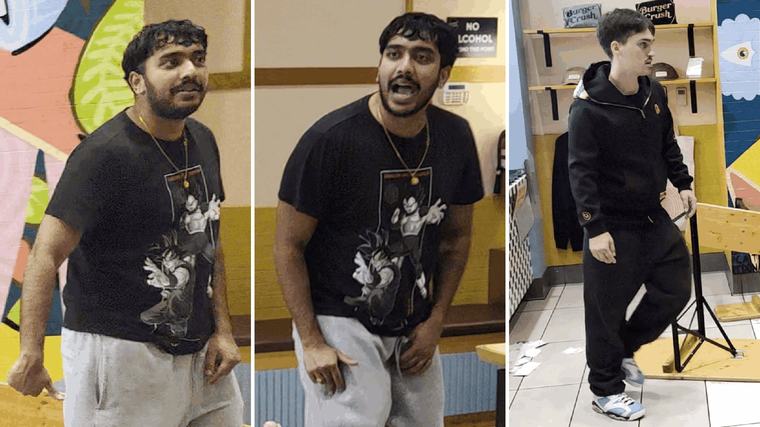 ‘We are gangsters’: Police seeking to ID men from fast food meltdown video