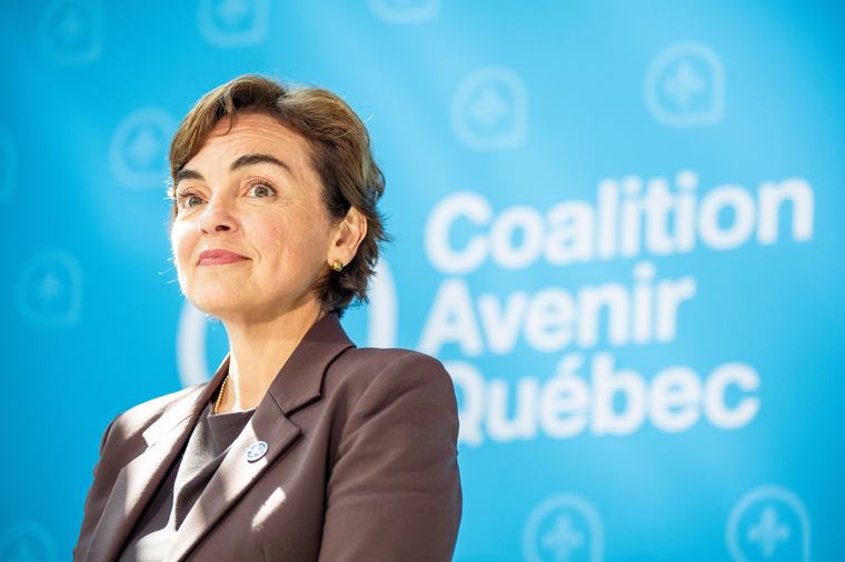 CAQ leader Christine Fréchette calls a special cabinet meeting for Monday