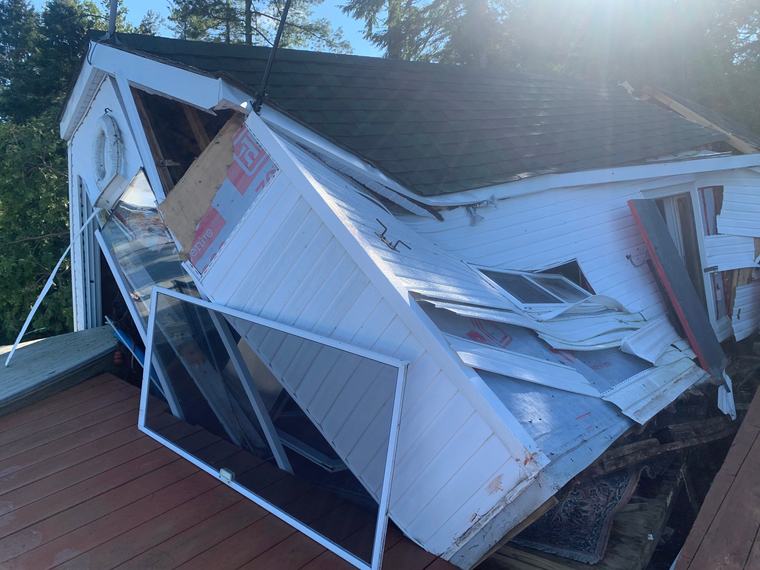 Clean up under way after storm rocks region
