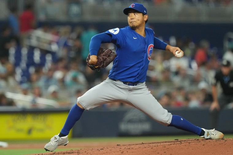 Imanaga pitches six sharp innings, Crow-Armstrong doubles, steals 33rd base as Cubs beat Marlins