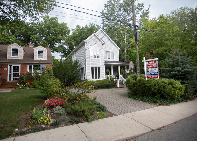 Toronto home sales fall in August, ending five-month rebound