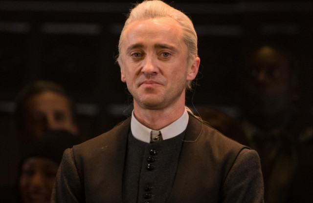 Tom Felton mocks Draco Malfoy's 'rather unfair' aged-up look in The Deathly Hallows