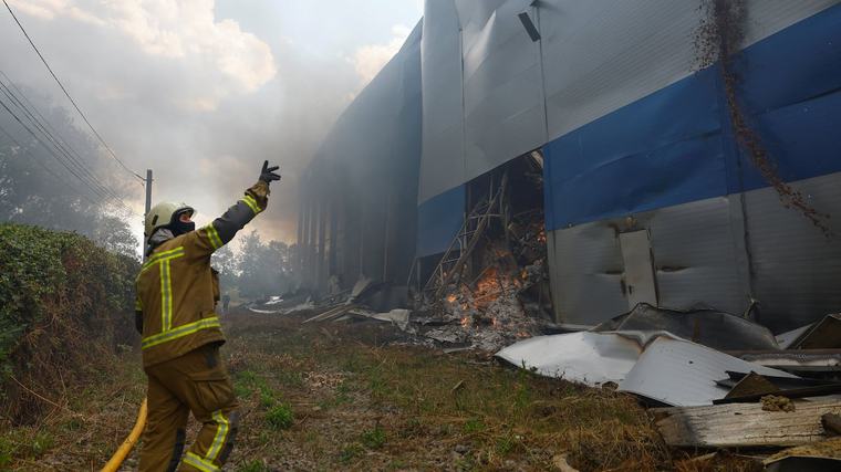 Russian attack hits Ukraine's security service headquarters