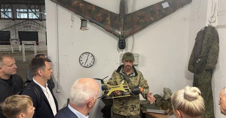 Latvian citizens training with drones amid tensions with Russia