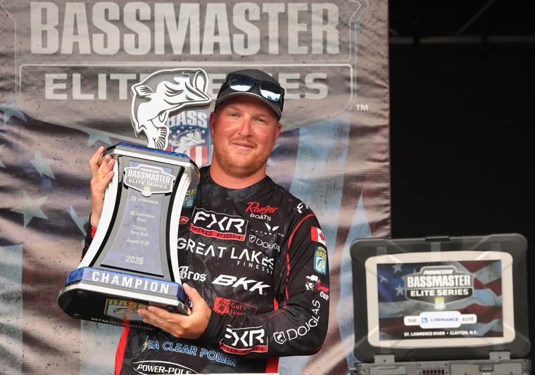 Canadian Evan Kung captures season-ending fishing event to earn first Elite Series victory