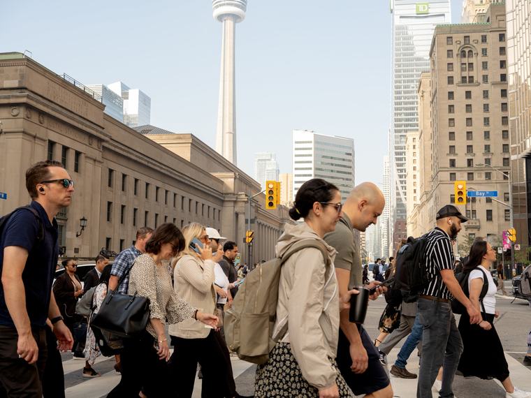 In downtown Toronto, the office is back