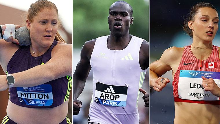 Mitton, Arop, Leduc eye Diamond League Final titles for Canada in Brussels