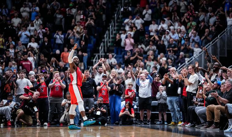 Unbeaten Canadian men’s basketball team wins 97-92 against Argentina in World Cup qualifier