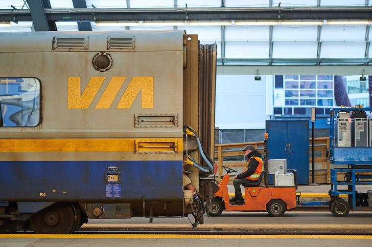 More than 300 Via Rail cars will be built in Canada in shift to domestic production, Carney says