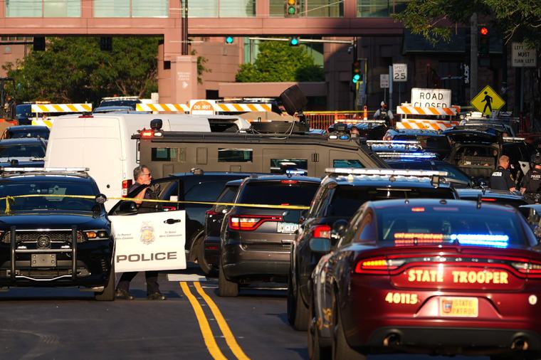 Two killed, suspect dead in downtown Minneapolis shooting